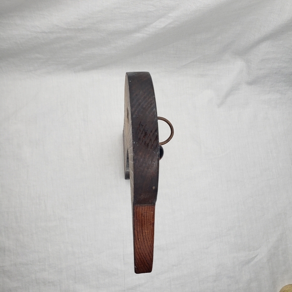 Wall Hanging Vintage Wood Mallard Duck LED Candle Stick Holder - Picture 2 of 7